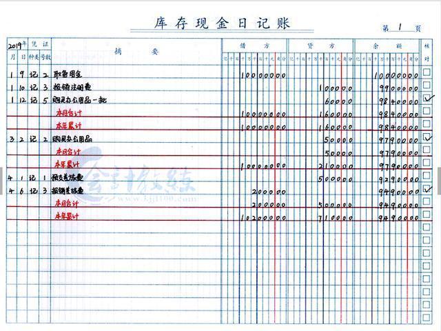 會計小白的方法真是簡單 日記帳的格式和登記方法 學會輕鬆記帳 會計愛分享